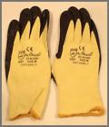 09-k1450 Actifresh Pair Nitrile Dipped Gloves Size Cut Level Yellow New
