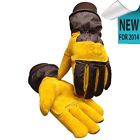 1352-6 1352 Wrist-large Prices Knit Leather Glove Cowhide Work Genuine Caiman
