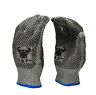 14431xl-120 Natural Cotton Work Gloves With Pvc Dots Grey Pairs