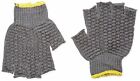 1525f-l Danielson Fingerless Knit Gloves With Pvc Webbed Large