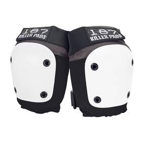 187 Killer Pads 682821775017 Fly Knee Pad Grey / White Large