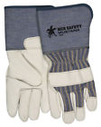 1936 Mustang Leather Palm Gloves Rubberized Gauntlet Cuff New Pairs Xl
