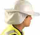 1ea-occunomix P-898-white-1ea-htpts Occunomix One Size Cotton Hard Hat Shade White 632103790290