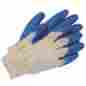 1sr8427l Boss Mfg Co Glv Prot L Latex Ctd Blu Econ Gloves Blue Polyester Cotton