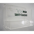 23z419 Grainger Approved Eyewear Dispenser Tray Acrylic Pairs Clear 190735431399