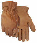 277xl Golden Stag Premium Grain Cowhide Mens Glove Chocolate 763476027758