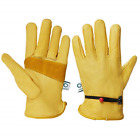 3u-crwc-eay3 Ccbetter Leather Work Gloves With Tape Wrist Wear 659514737096