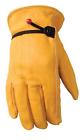 53300113215 4009455 Wells Lamont Leather Work Gloves With Wrist Closure