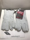 4065l Boss Unlined Split Leather Gloves Grey Lot Of 072874406547