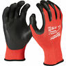 48-22-8932b Milwaukee Cut Nitrile Dipped Work Gloves Pairs Lg 045242530403