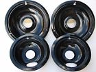 4pcporpn8866 Steelco Range Stove Top Drip Pan Bowls Porcelain Enamel Fits