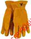5013l G F Kids Leather Work Gloves For 7-9 Years Old Brown