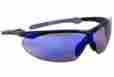 0322774 55434 Flight Safety Glasses Blue Mirror Black Frame For Outdoor Use 032277554344