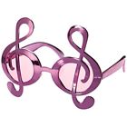 0346897  60391- Beistle Metallic Clef Asstd Pink Turquoise Party Accessory 034689603917