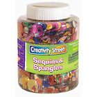 6129 Chenille Kraft Sequins And Spangles Shaker Jar 021196061293