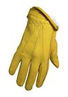 6133s Boss Gloves Cotton Thermal Grain Cowhide Leather Driver 072874004057