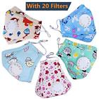 713965344026 Safety Masks Kids Anti Pollution Activated Carbon Filters