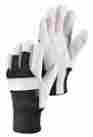 74130 Hestra Job Tellur Insulated Cowhide Leather Utility Work Gloves Black White