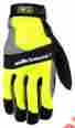 7674l Wells Lamont Corp High-performance Work Gloves Synthetic Palm Lime Green Lar 053300068409