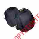 784342 Custom Leathercraft Pair Of Polyester Black Pro Flooring Kneepads 644323700423