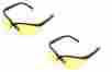 7821 80490 Ledwholesalers Led Ultraviolet Flashlights Uv Protecting Adjustable Safety Glasses Yellow Tint Pair Clear 2 Pack 714937480490