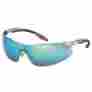 883-hd801 Harley Davidson Harley-davidson Safety Eyewear Hd 800 Series Silver Temples-blue Mirror Lens 603390120732