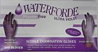 9424 Emerald Large Waterforde Ultra Violet Nitrile Gloves Boxes Of
