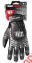 9898-23 Grip Gray Large Extreme Big Work Time Gloves Black True Extra