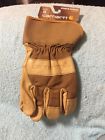 A518-brn-l Carhartt Work Glove Hand Protection Mens Grain Leather Safety Cuff
