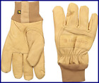 A672brn-sml Carhartt Mens Insulated Leather Gunn Cut Knit Cuff 061492047751