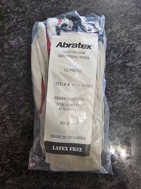 S5724-ts-eb-2 Abratex 89160 Large 14 Inch Sleeve With Elastic Band - 7 Packs Of 10