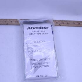 S5714-e Abratex 10-pk Sleeve With Elastic Band Top Banom Large 14 Inch
