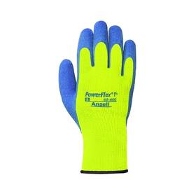 103512 Activarmr 80-400 Fleece-lined Gloves Size 10 Hi-viz Yellow/blue - 12 Per Dz