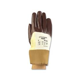 28-507 Activarmr 104648 Coated Gloves Nitrile Size 9 Brown - 12 Per Dz