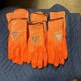 97-100 Activarmr Ansell Cut Resistant Gloves Size M/9 Hi-vis - 6 Pair