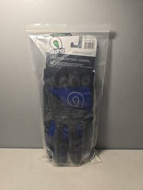 Ag03-06 Alpha Gloves Xxl Vibe Mechanics Blue Protect Knuckles Metacarpal