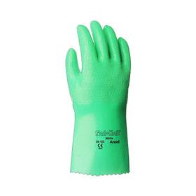39-122 Alphatec 103710 12 Inches Reinforced Nitrile Gloves Gauntlet Cuff