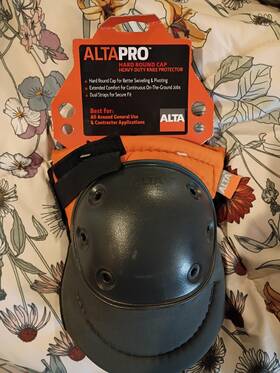 50900.50 Alta Altapro Knee Protector Pad Gray/orange Nylon Fabric Ftftpairftft