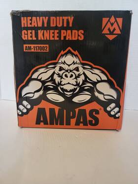 Am-117002 Ampas Construction Knee Pads For Men And Women Heavy Duty With Gel Thick Foam Cushion