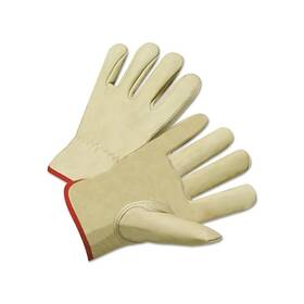 68162xl Anchor Brand Standard Grain Cowhide Leather Driver Gloves X-large Unlined Tan