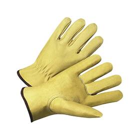70360l Anchor Brand Premium Grain Pigskin Driver Gloves Large Unlined Beige