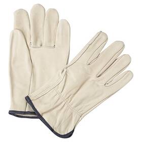 990ixl Anchor Brand Quality Grain Cowhide Leather Driver Gloves X-large Unlined Natural Shirred