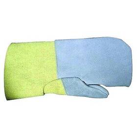 K38wl Anchor Brand High Heat Wool-lined Synthetic Fiber Mittens Yellow/gray Large Ors Nasco