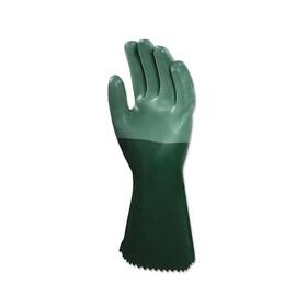 08-354 Ansell 103628 Alphatec Neoprene Dipped Gloves Rough Finish Size 8 Green