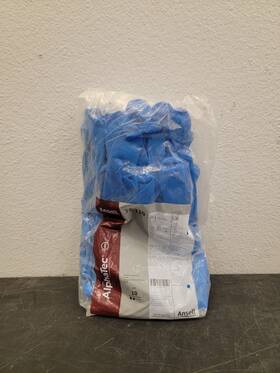 37-310 Ansell Alphatec Nitrile Gloves Size 10 Food Safe Chemical 12 Pairs H