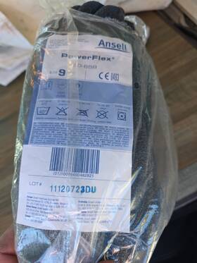 Ansell 80-658 Qty 12 Pairs Activarmr Multi-purpose Gloves Size 9 Blue/gray