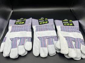 Awp 731919441881 Winter Suede Leather Palm Xl Work Glove Insulated Liner 3 Pairs