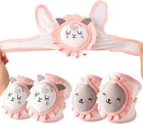 Axnhbubu 726084676794 2pairs Baby Knee Pads For Crawling Toddlers.anti-slip Adjustable L