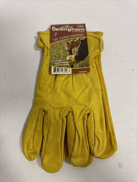 C2353 Bellingham Gloves Top Grain Cowhide Golden Leather Xxlarge