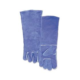 102054 Best Welds Welding Gloves Split Cowhide Large Blue - 1 Per Pr